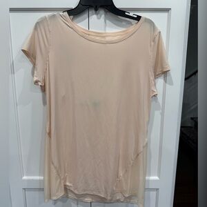 Zella NWOT mesh workout shirt sleeve top